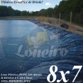 Lona para Lago Tanque Ornamental PP/PE 8 x 7m Impermeável Sem toxinas para Reservatório de água potavel